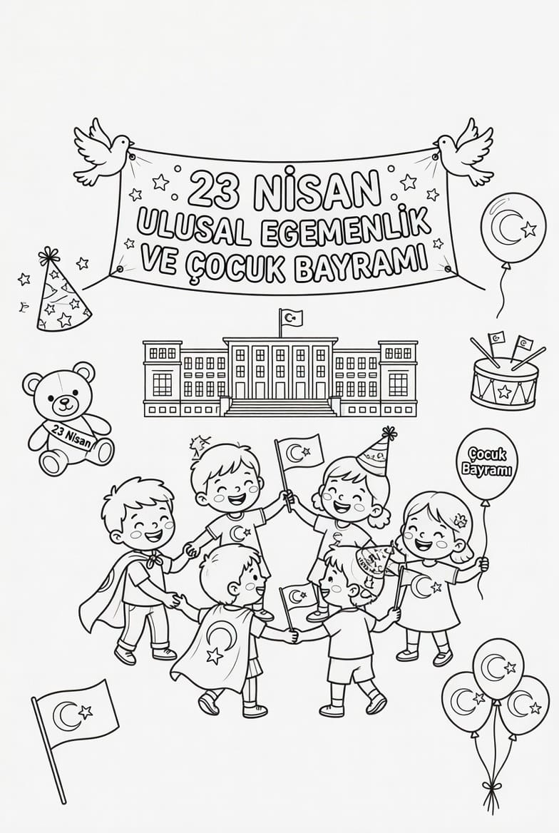 23 Nisan Boyama Boyama