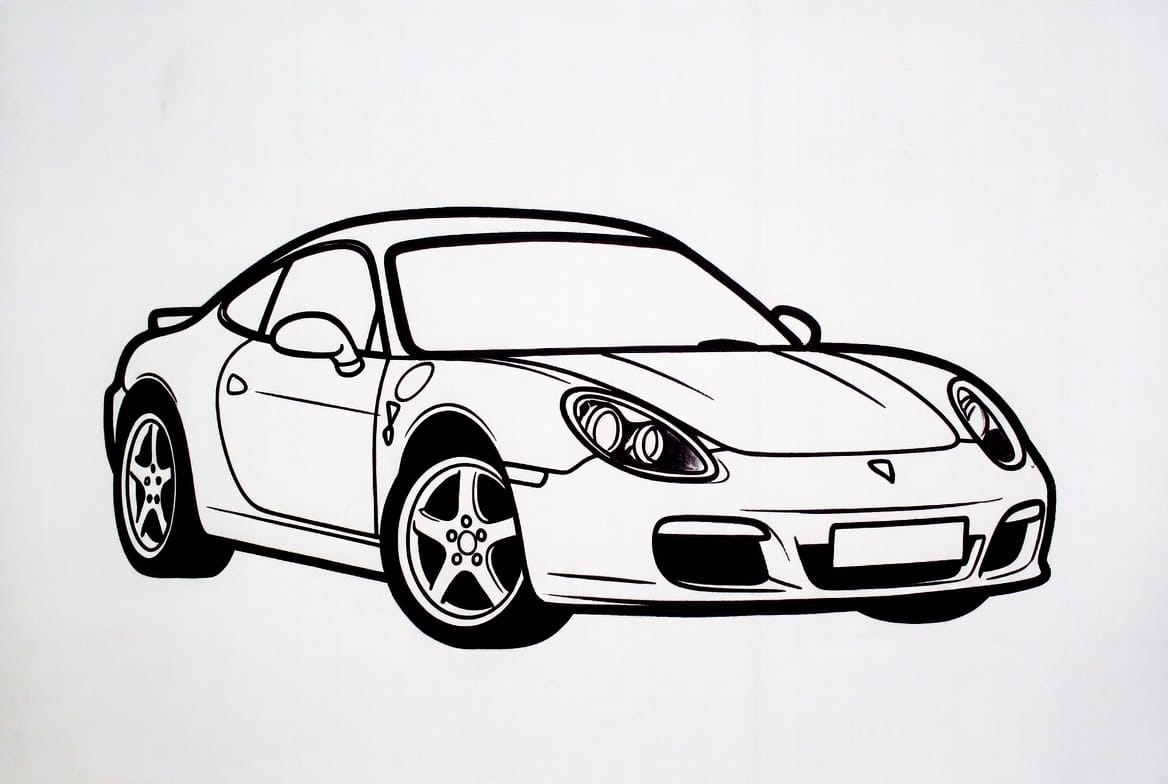 Spor Araba Boyama Boyama