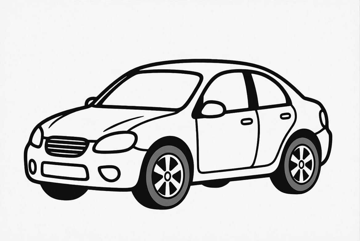 Yarış Arabası Boyama Boyama