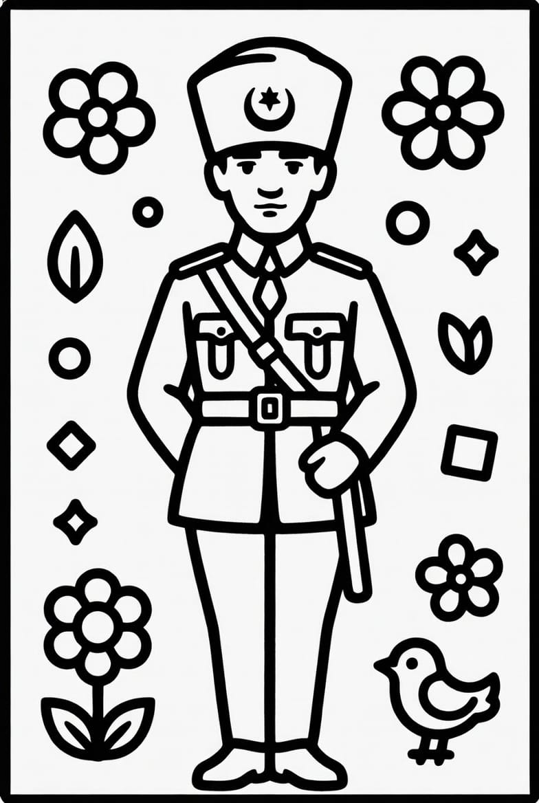 Gazi Mustafa Kemal Atatürk Boyama