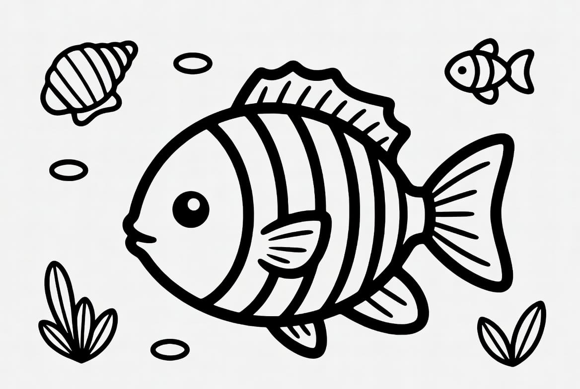 Küçük Balık Boyama