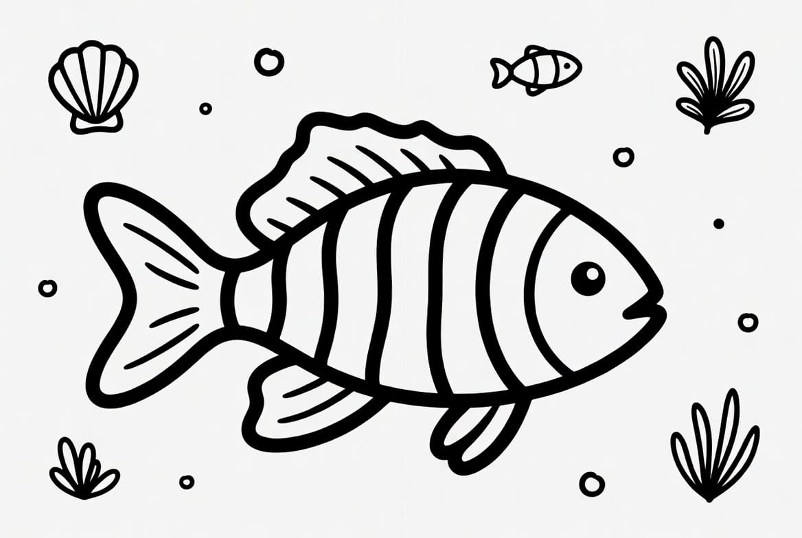 Akvaryum Balığı Boyama