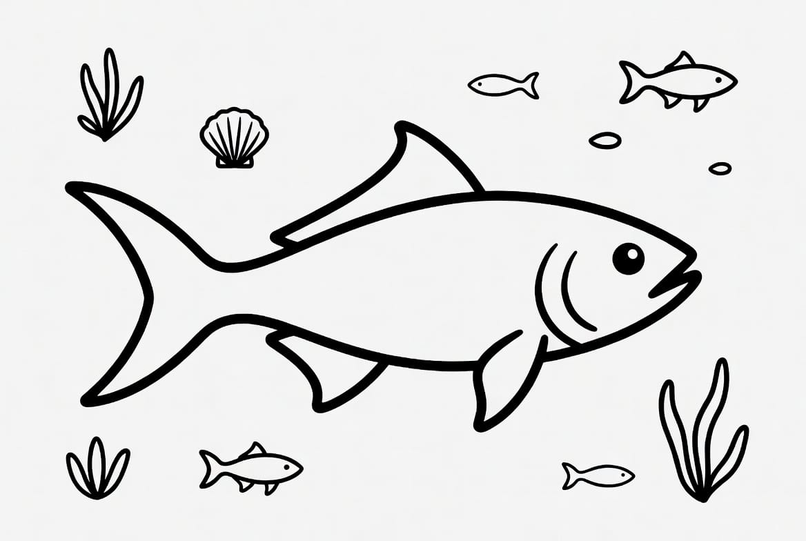 Mercan Balığı Boyama