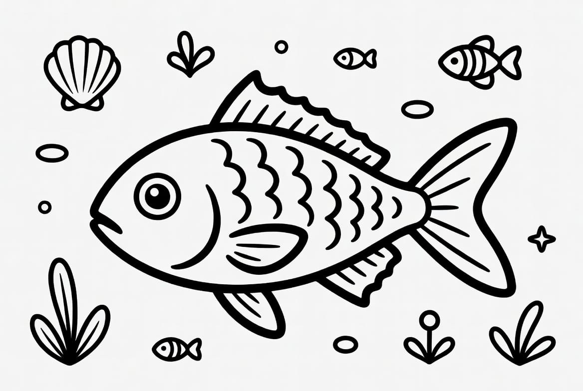 Parlak Balık Boyama