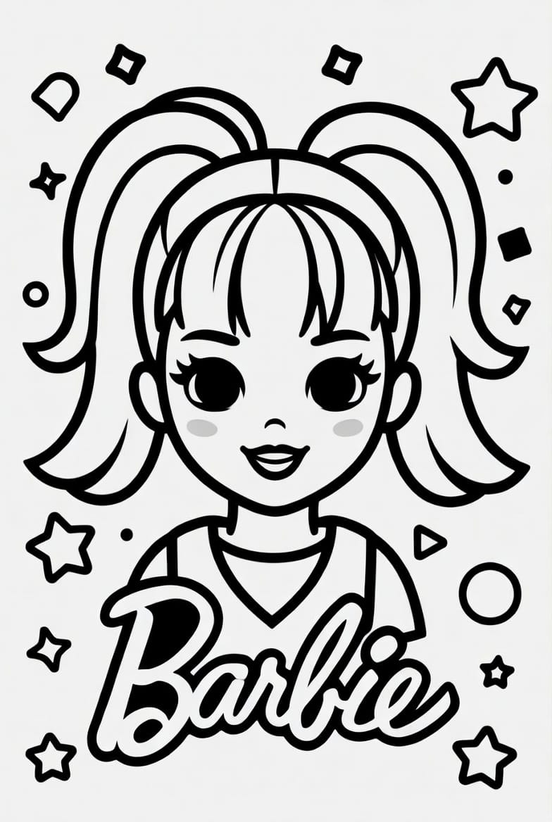 Prenses Barbie Boyama