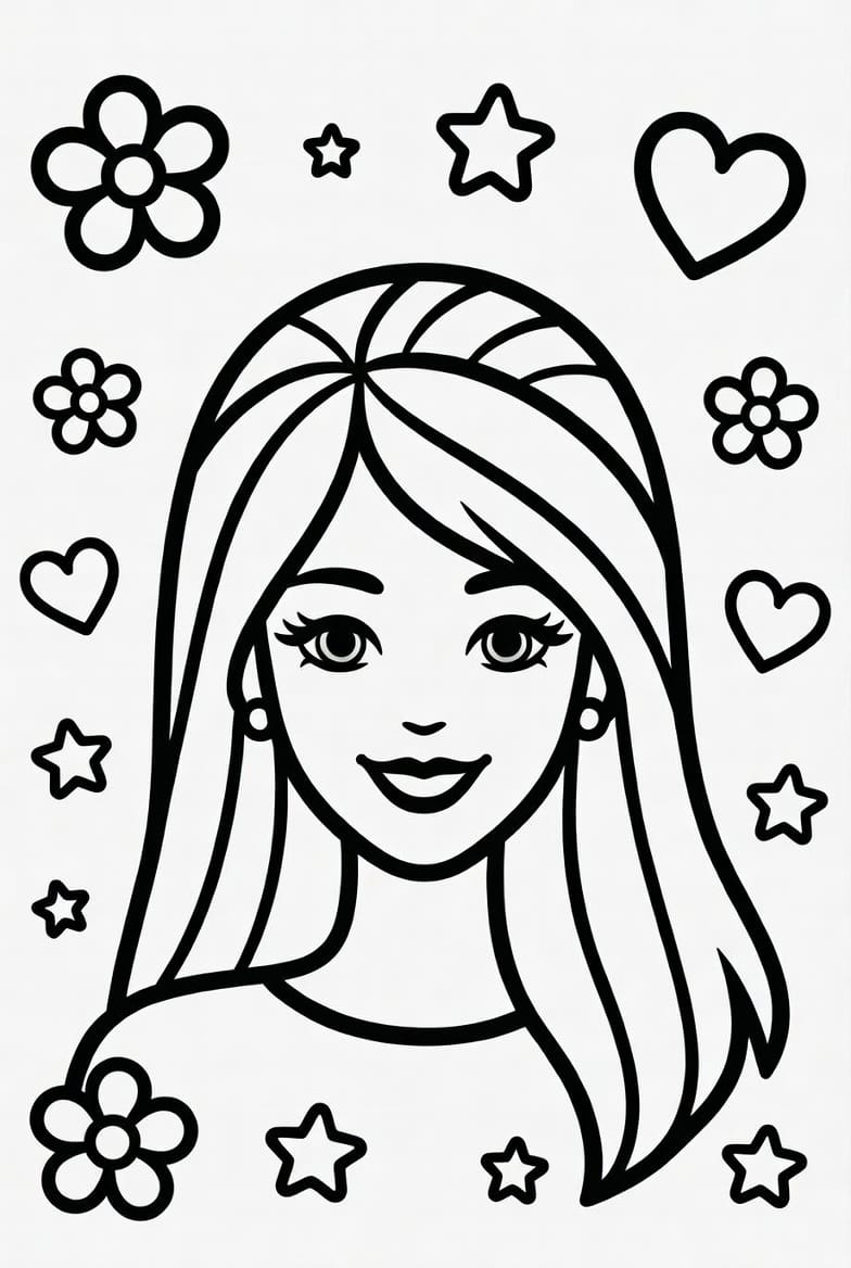 Yaz Tatili Barbie Boyama Boyama