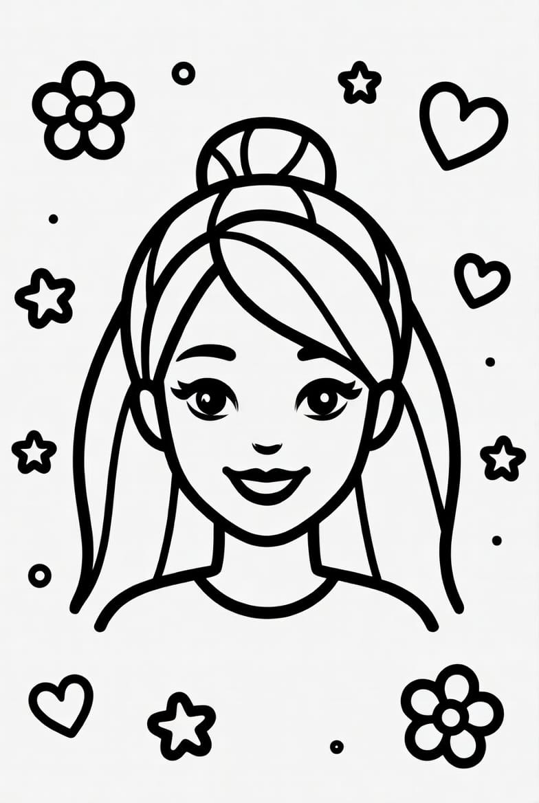 Modern Barbie Boyama