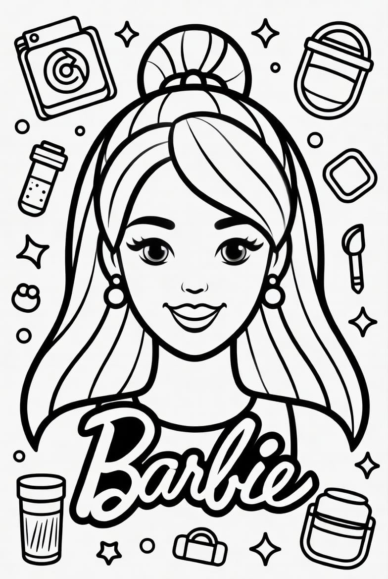 Barbie ve Arkadaşları Boyama Boyama