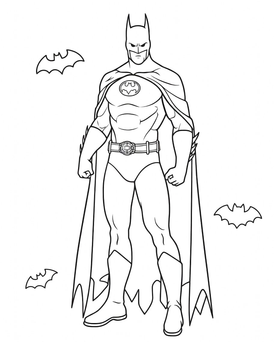 Havalı Batman Boyama Boyama