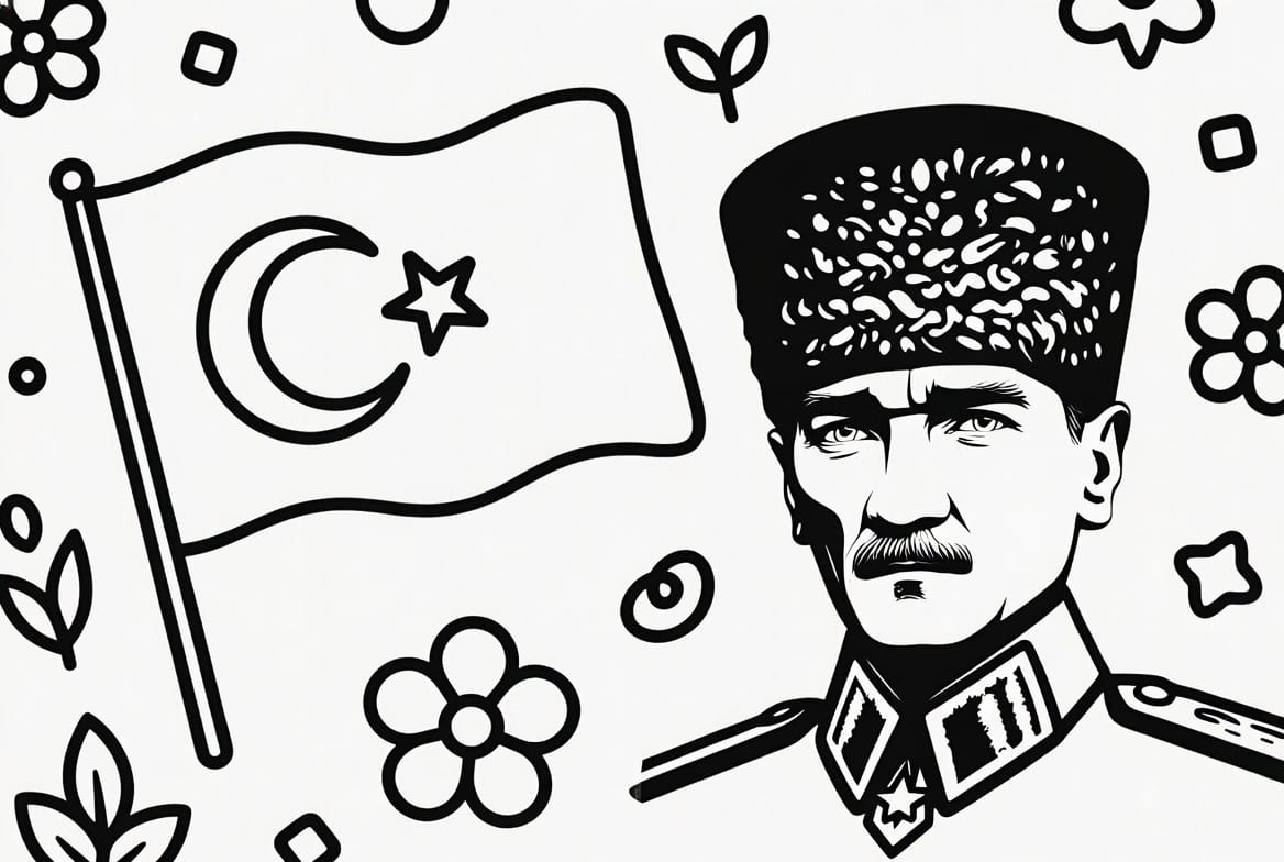 Ay Yıldız Boyama Boyama