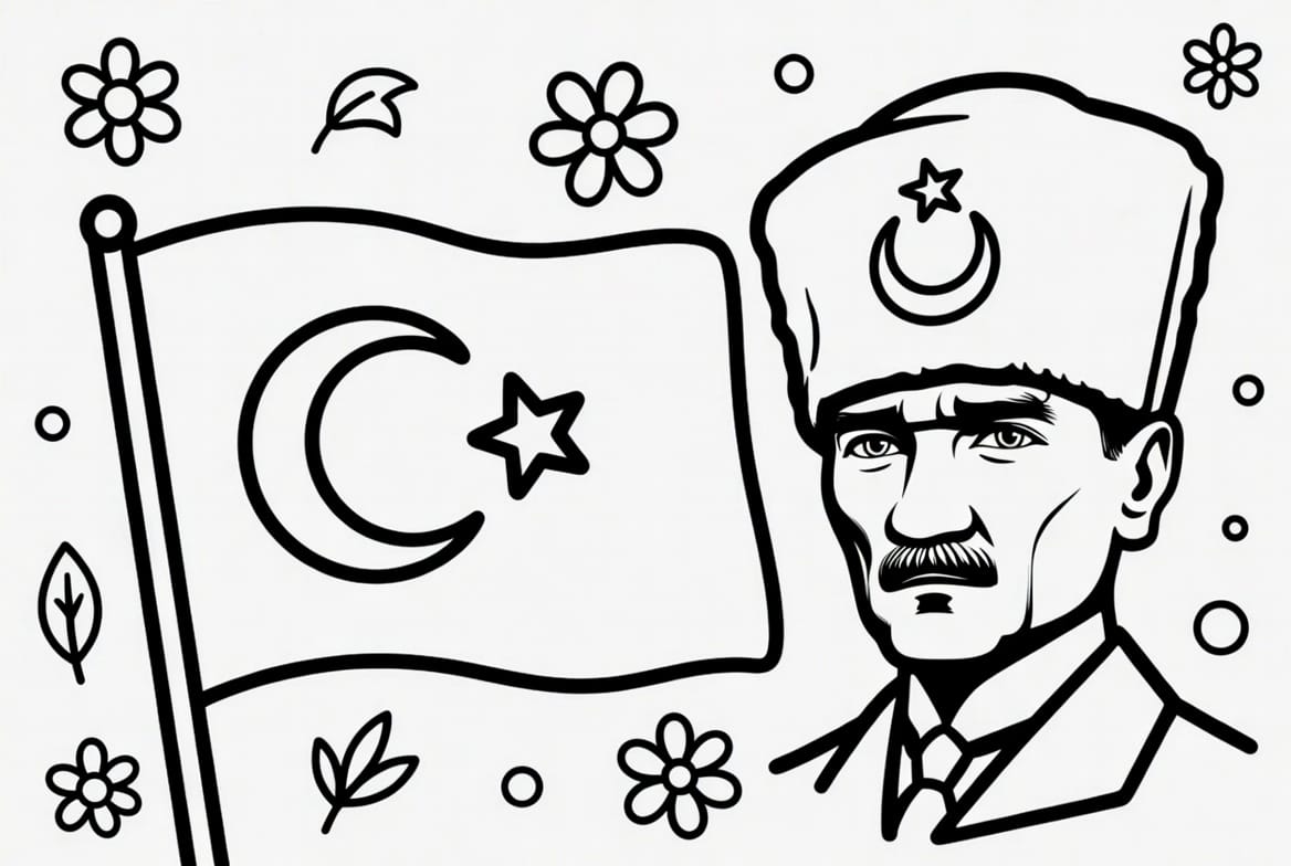 Büyük Boy Bayrak Boyama