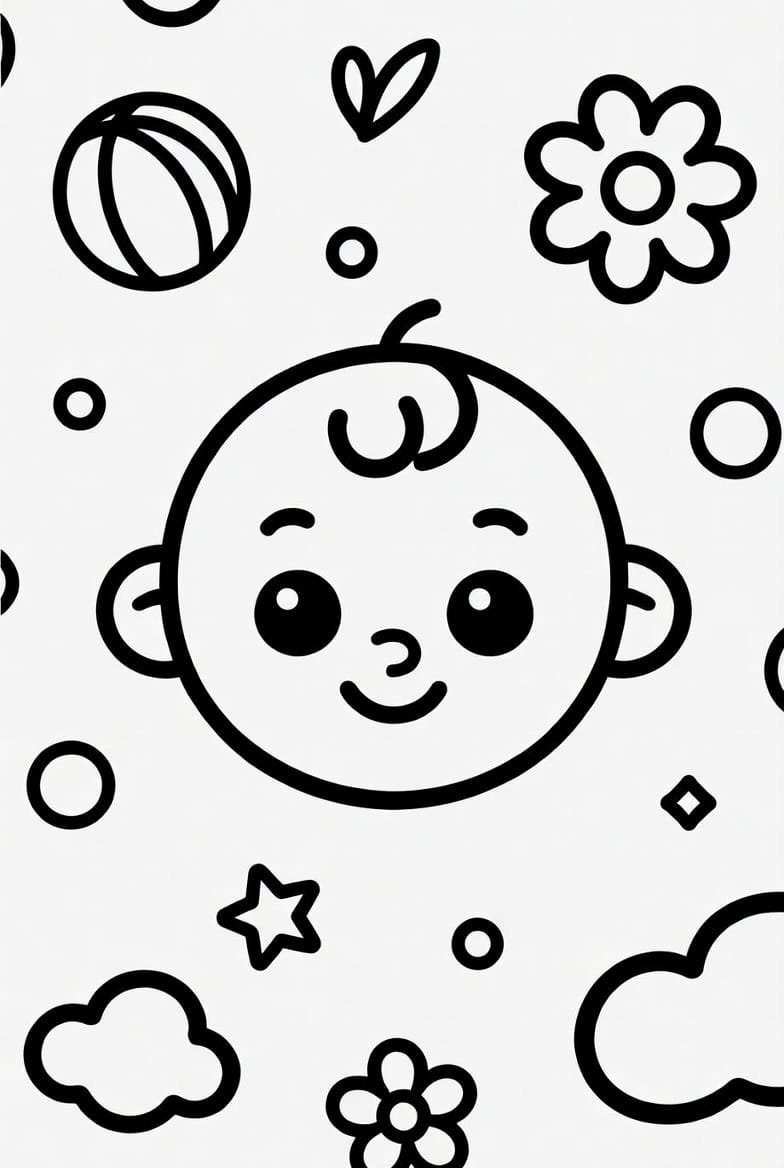 Bebek Arabası Boyama