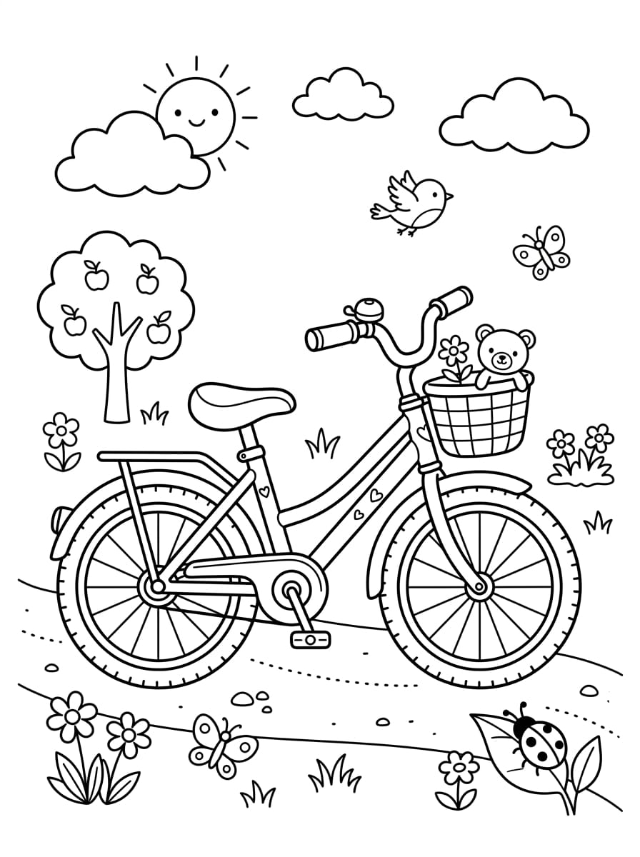 Yarış Bisikleti Boyama