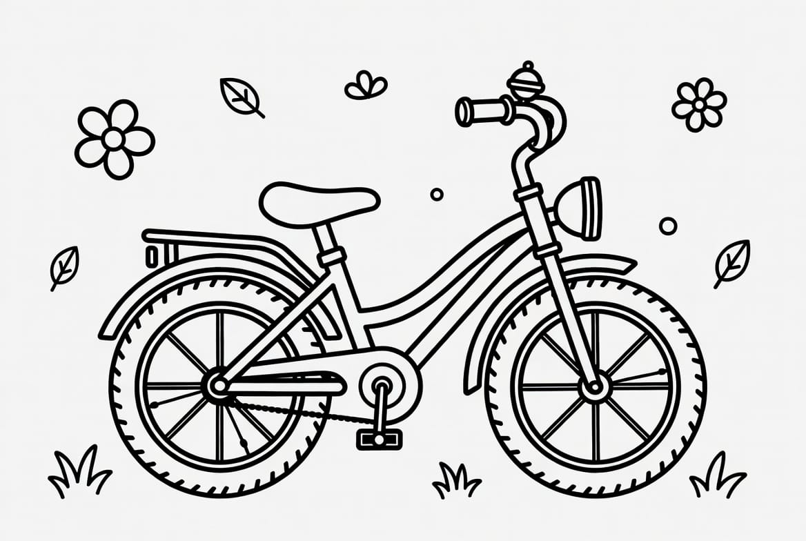 Çocuk Bisikleti Boyama
