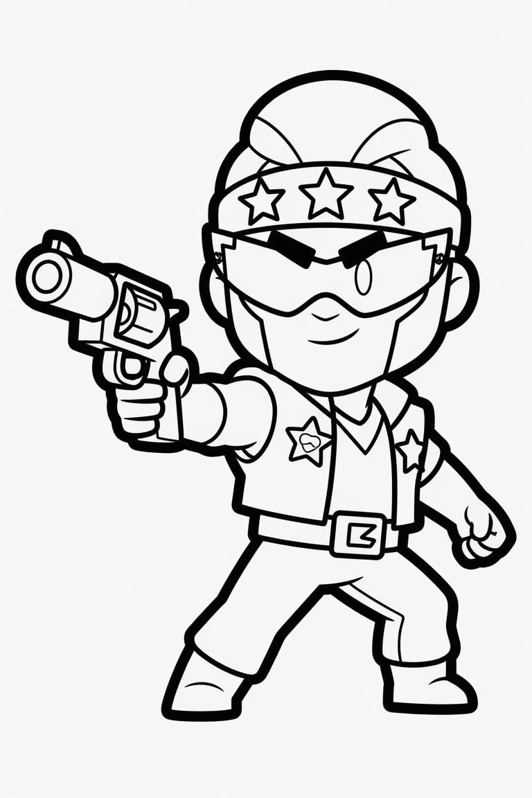 Sevimli Brawl Stars Boyama Boyama