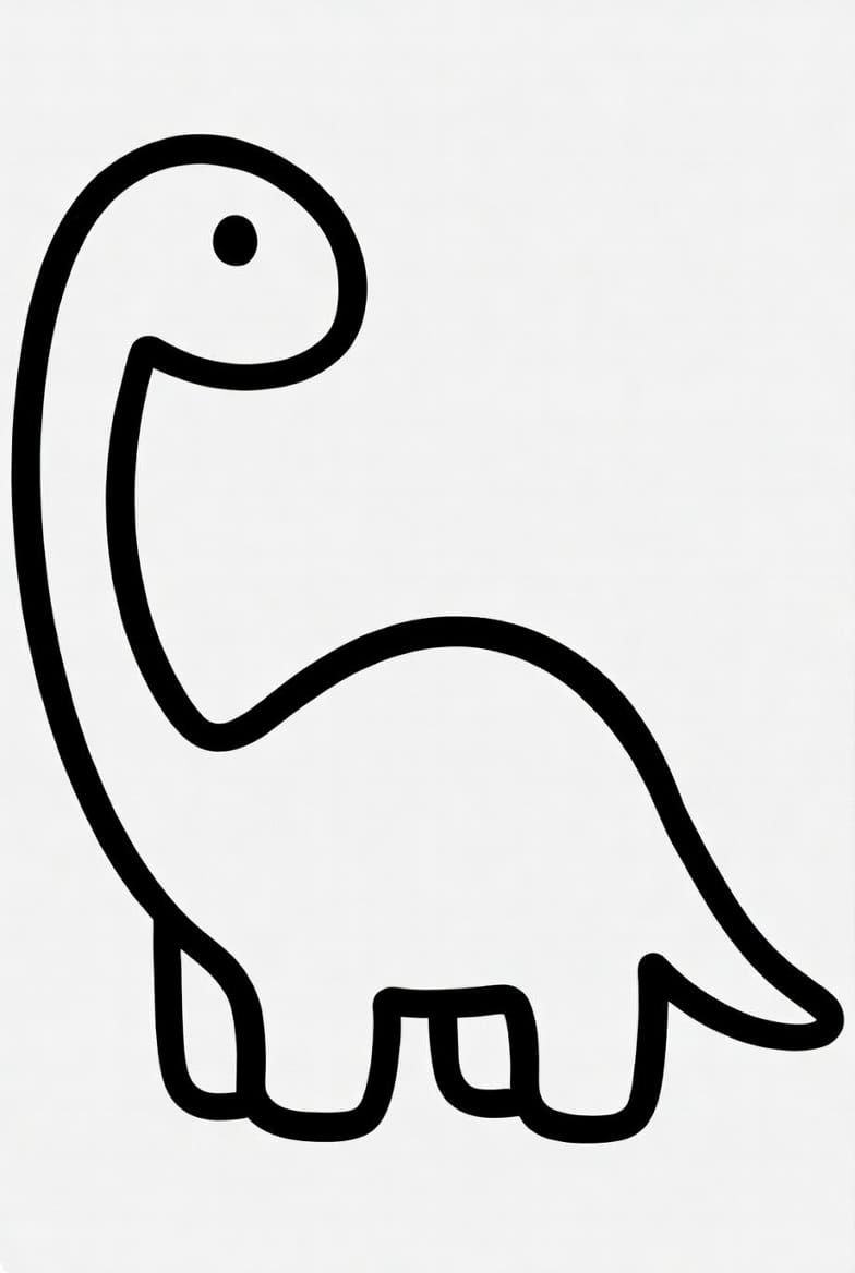 Yavru Dinozor Boyama Boyama