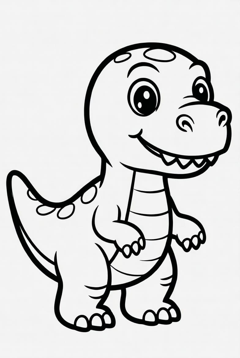 Otçul Dinozor Boyama Boyama