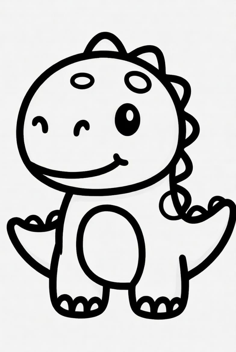 Kanatlı Dinozor Boyama Boyama