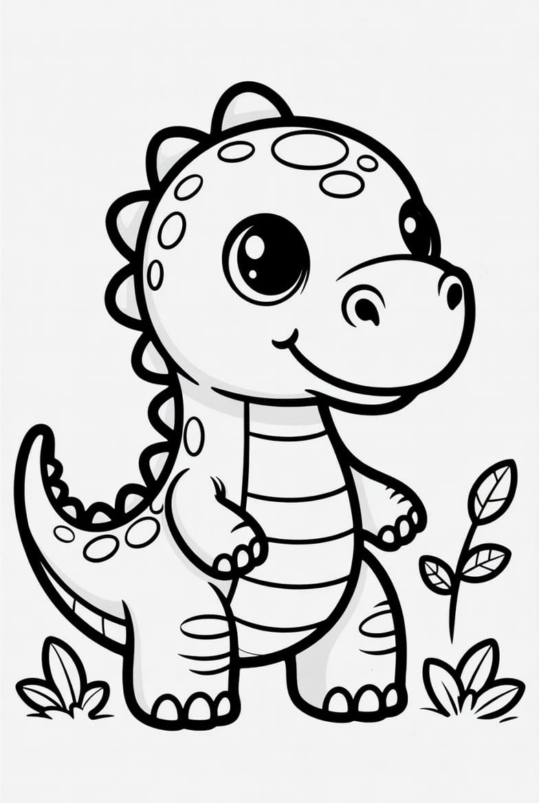 Tarih Öncesi Dinozor Boyama Boyama