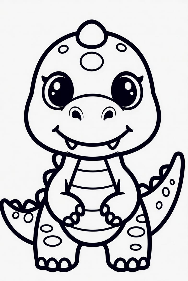 Havalı Dinozor Boyama Boyama