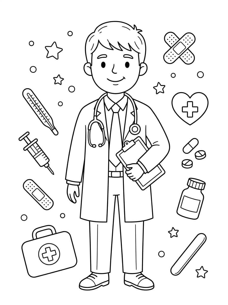 Yardımsever Doktor Boyama