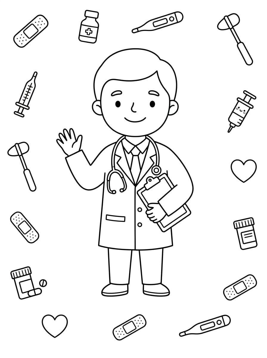 Çocuk Doktoru Boyama