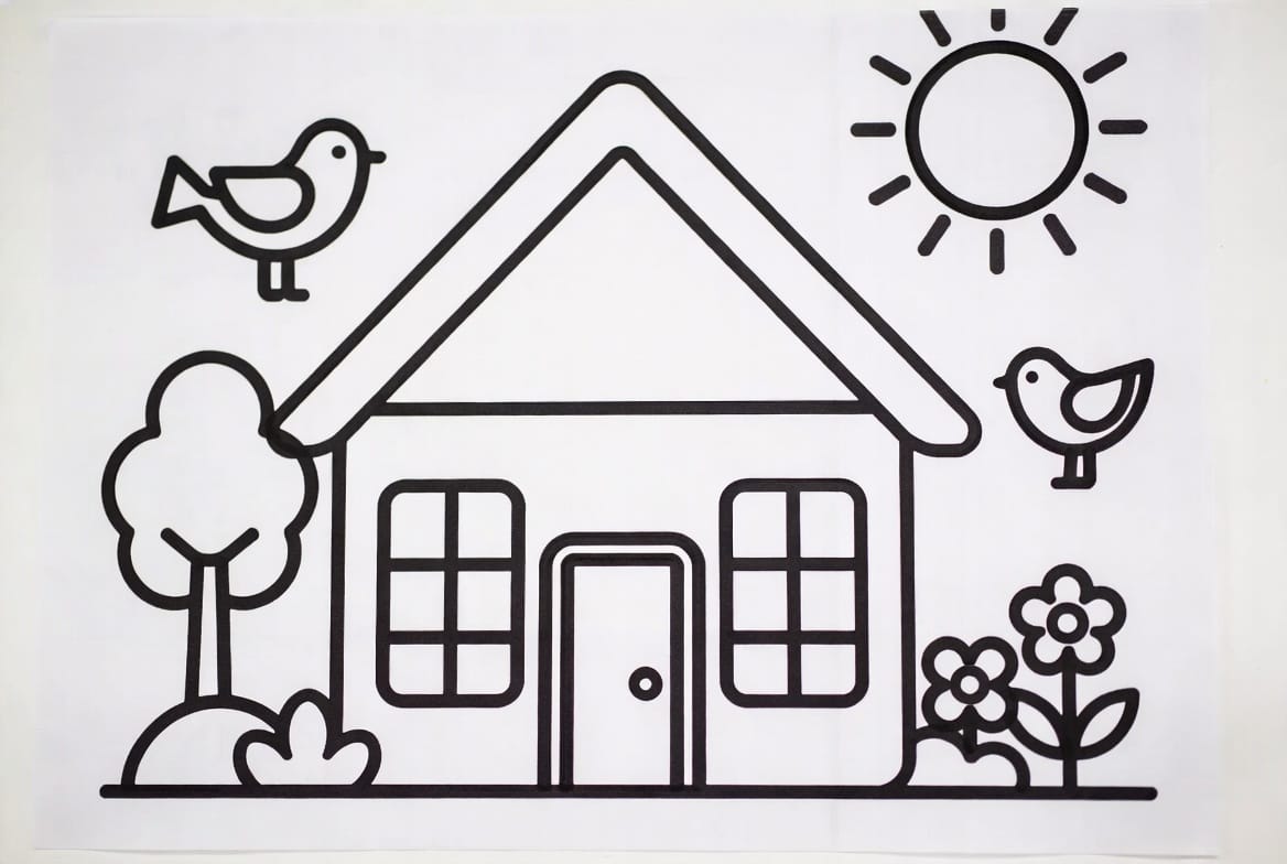 Küçük Ev Boyama Boyama