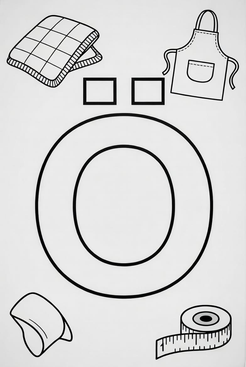 Büyük Ö Harfi Boyama