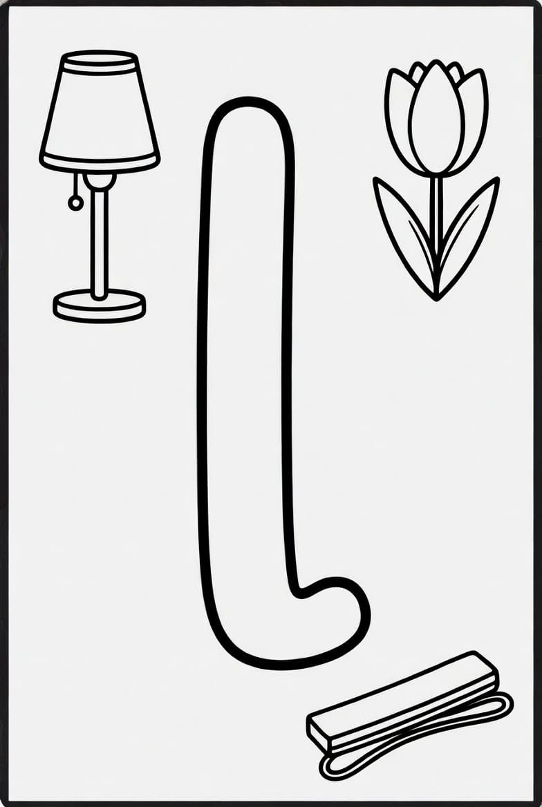 Küçül l Harfi Boyama