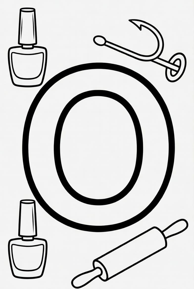 Küçük o Harfi Boyama