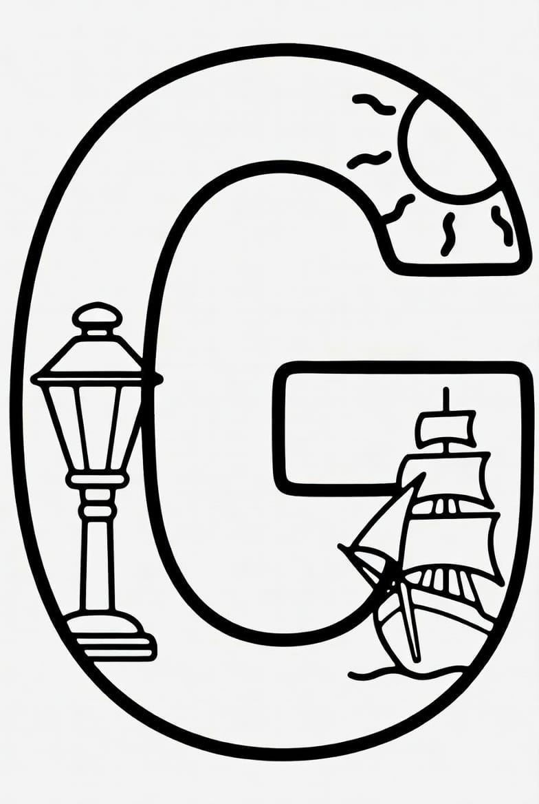 Büyük G Boyama Boyama