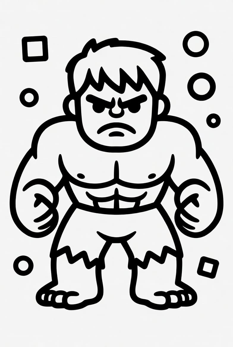 Avengers Hulk Boyama Boyama