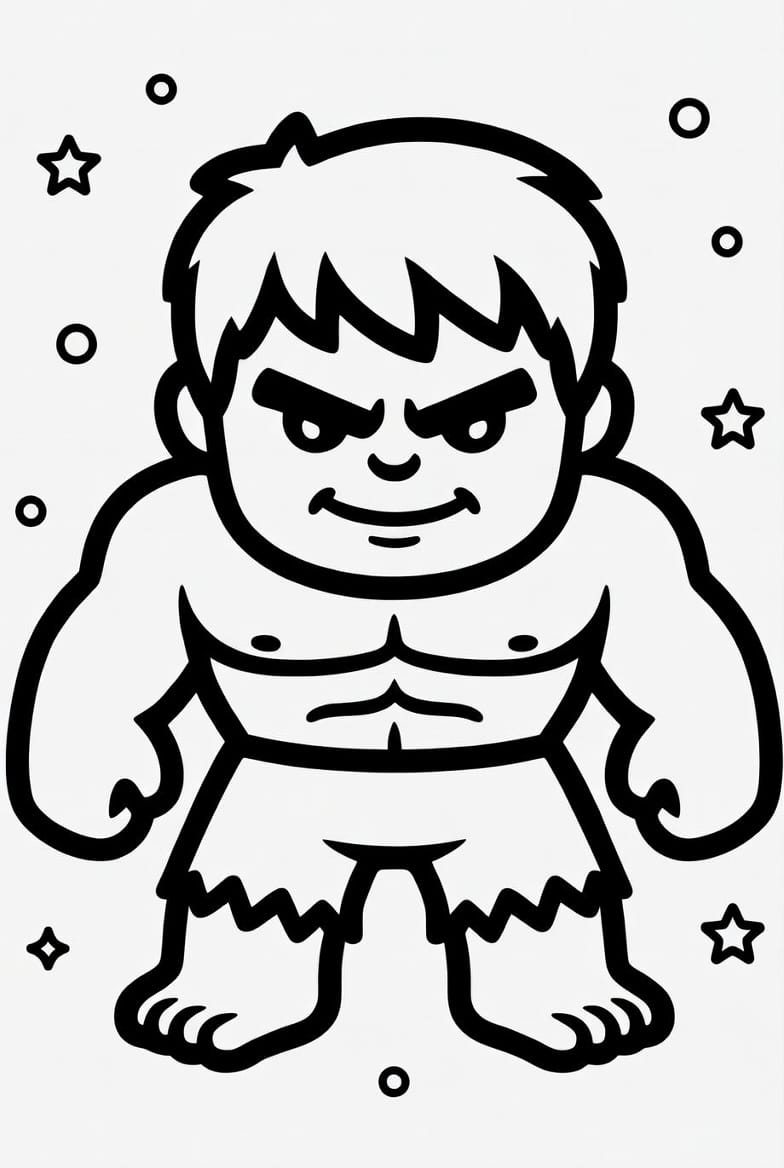 Hulk Maskesi Boyama Boyama