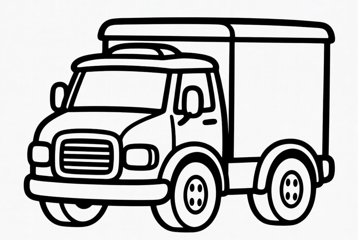 Çöp Kamyonu Boyama Boyama