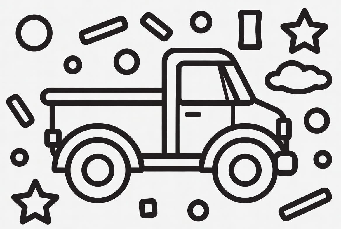 Küçük Kamyon Boyama Boyama