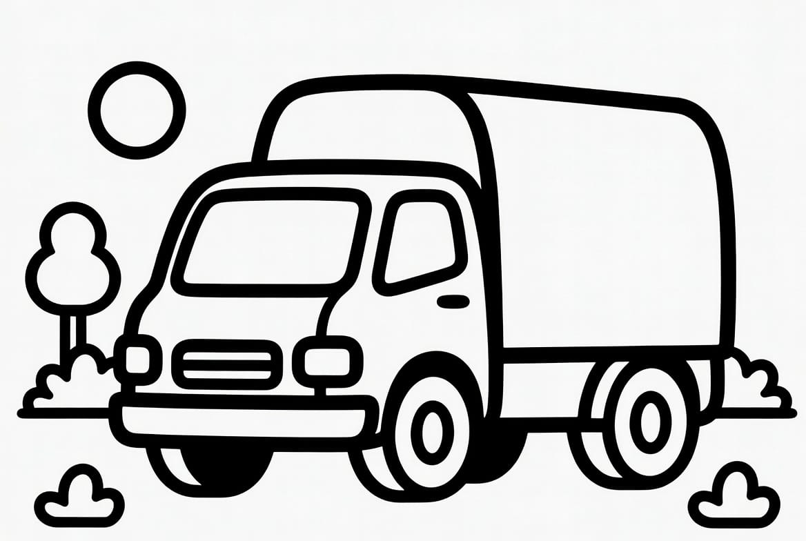 Beton Mikseri Kamyonu Boyama Boyama