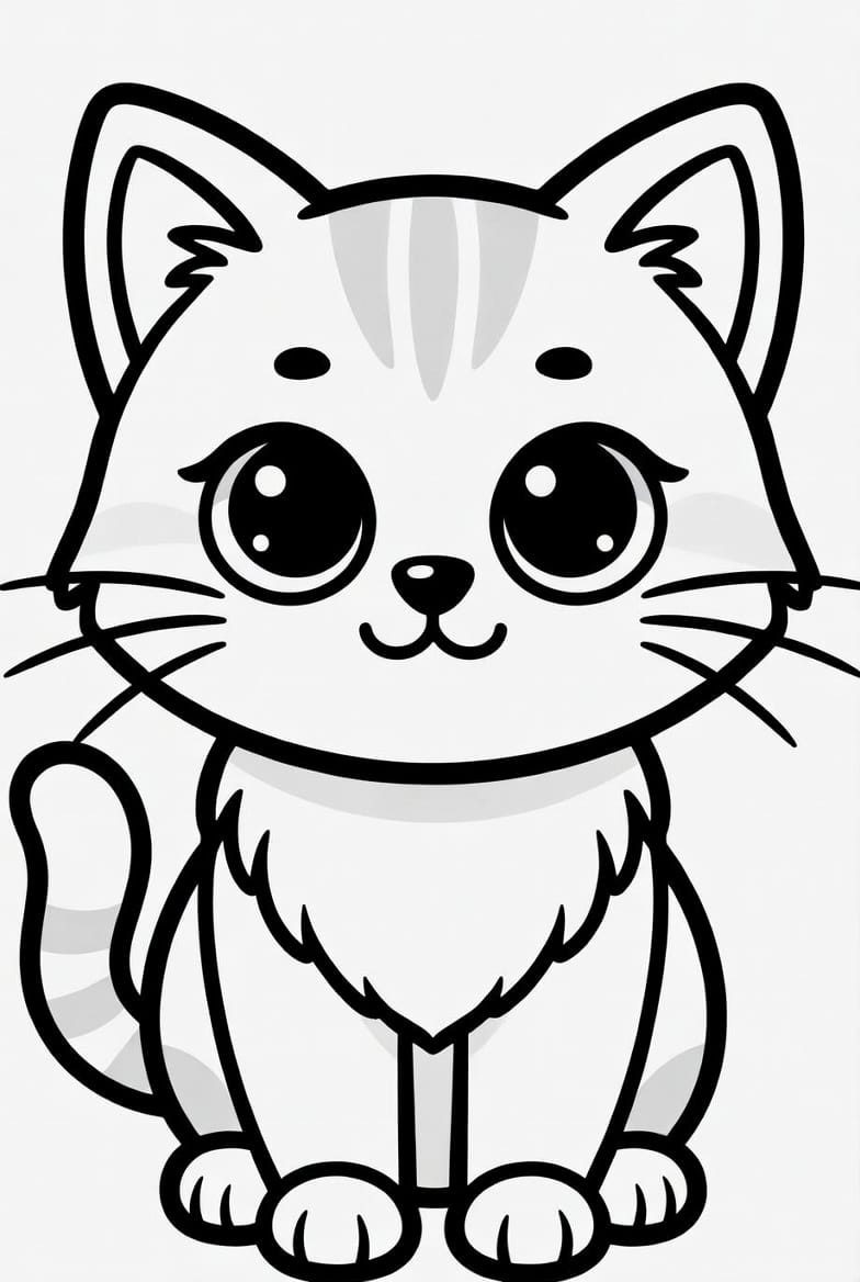 Oyuncu Kedi Boyama Boyama