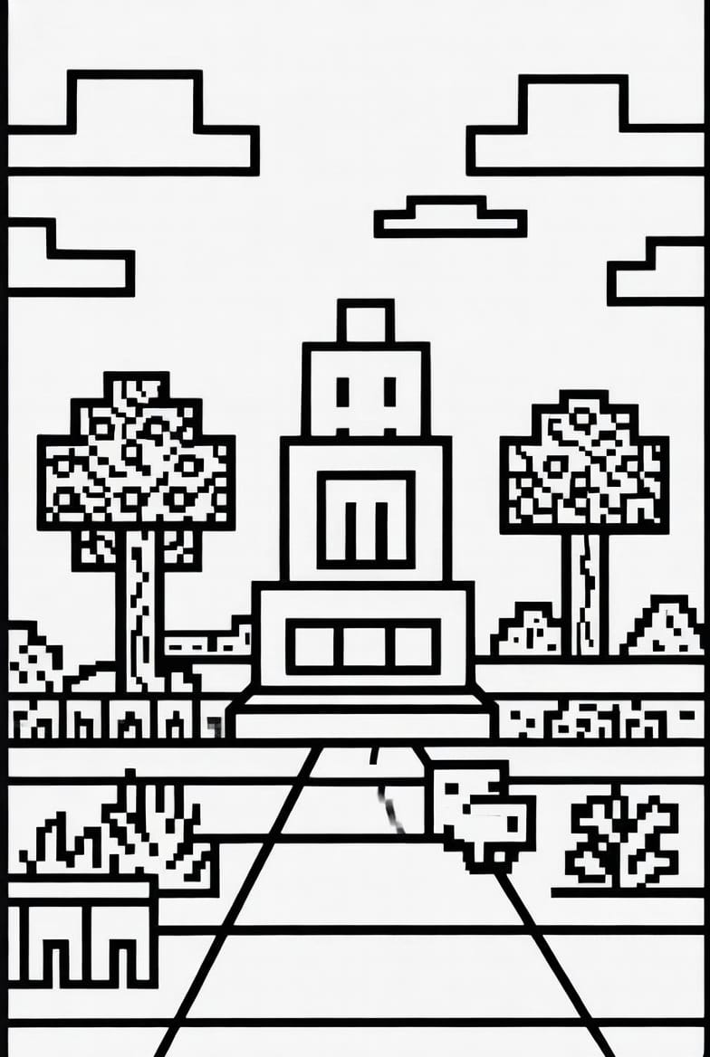 Minecraft Hayvanları Boyama Boyama