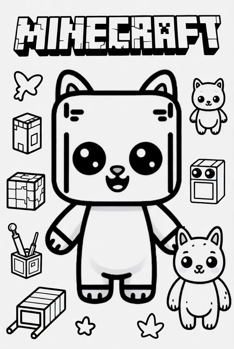 Minecraft Dünyası Boyama