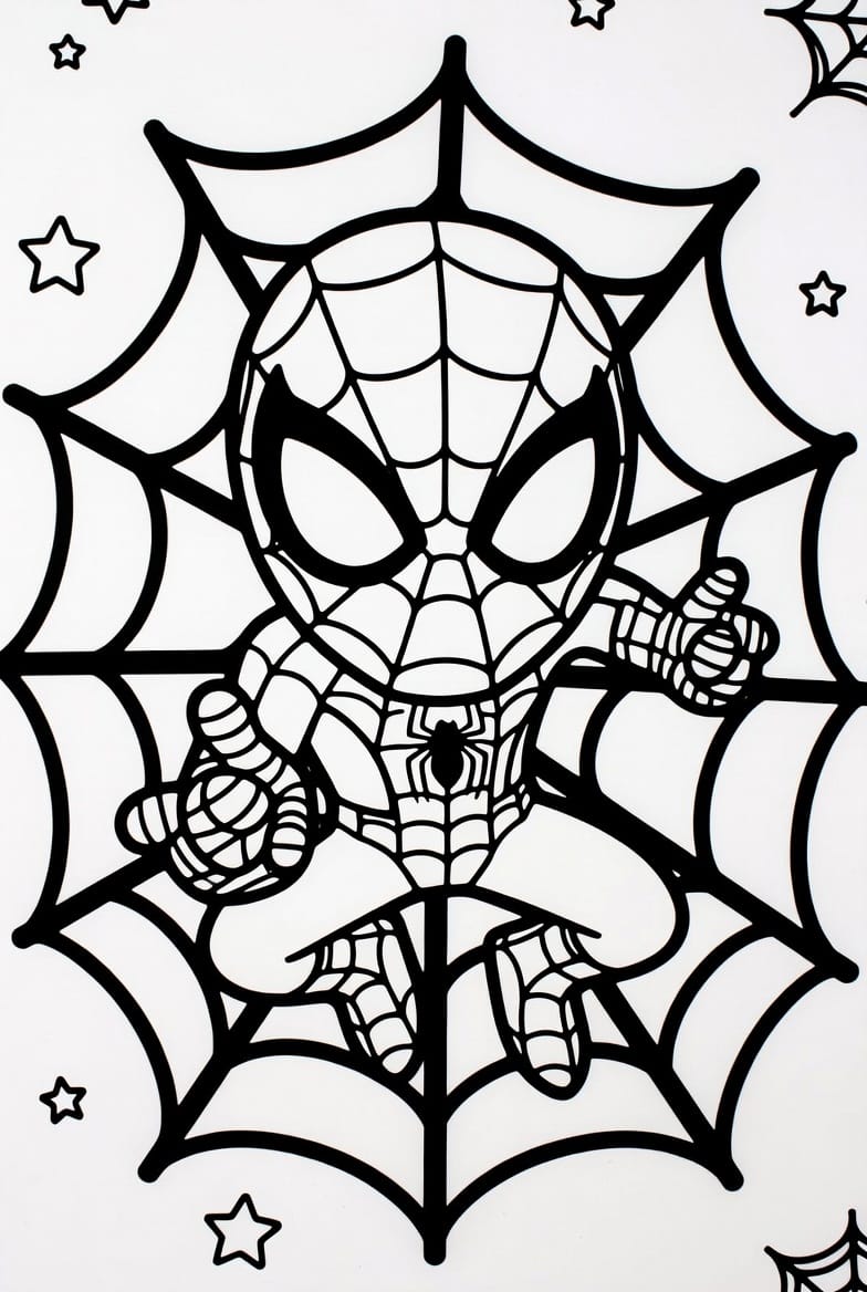 Hızlı Örümcek Adam Boyama Boyama