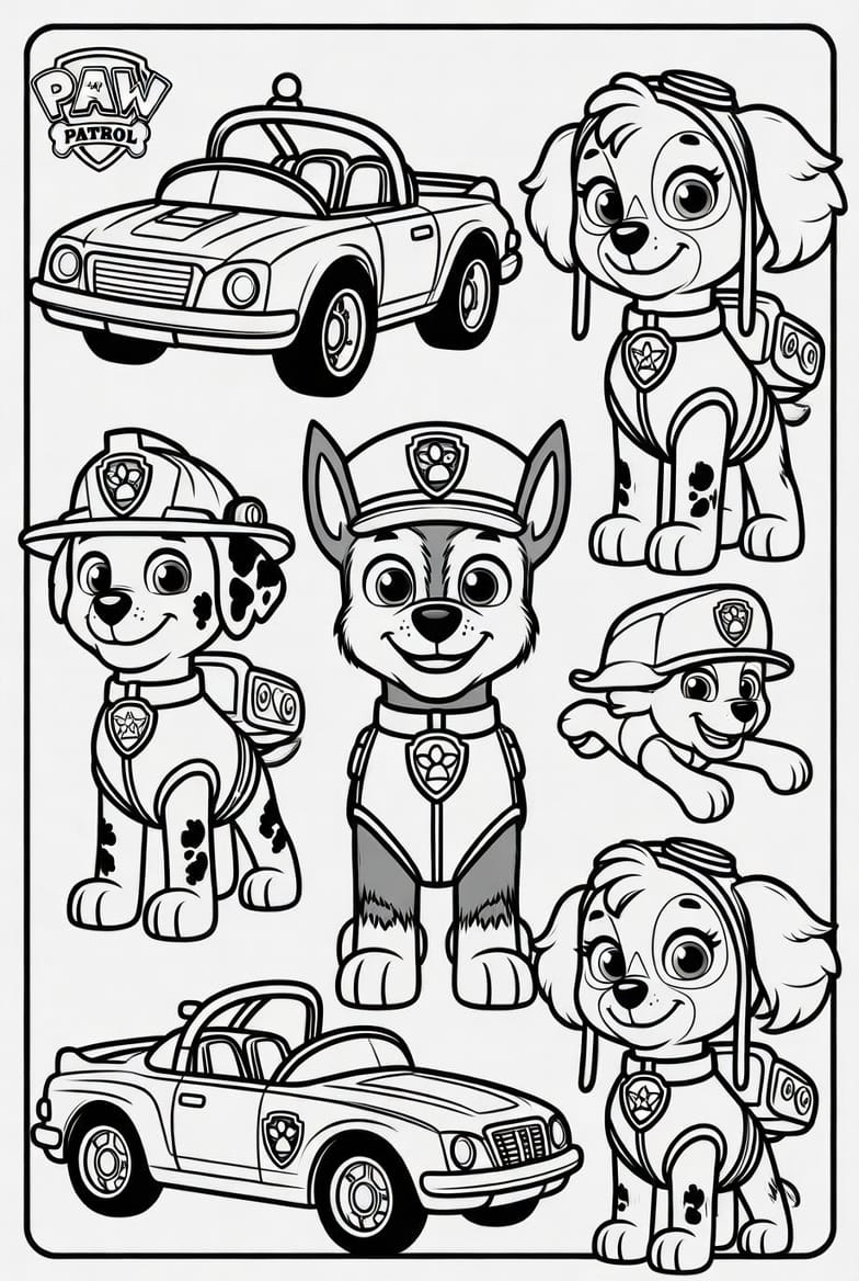 Paw Patrol Boyama Boyama