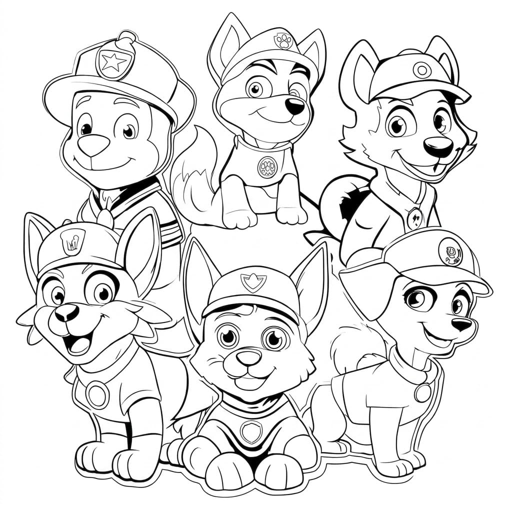 Chase Paw Patrol Boyama Boyama