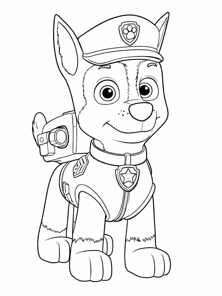 Skye Paw Patrol Boyama Boyama