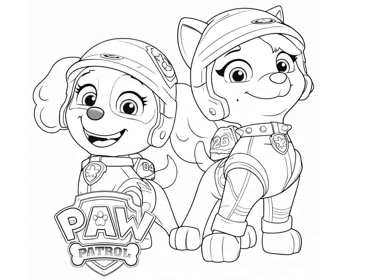 Rubble Paw Patrol Boyama Boyama