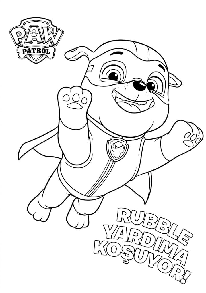 Zuma Paw Patrol Boyama Boyama