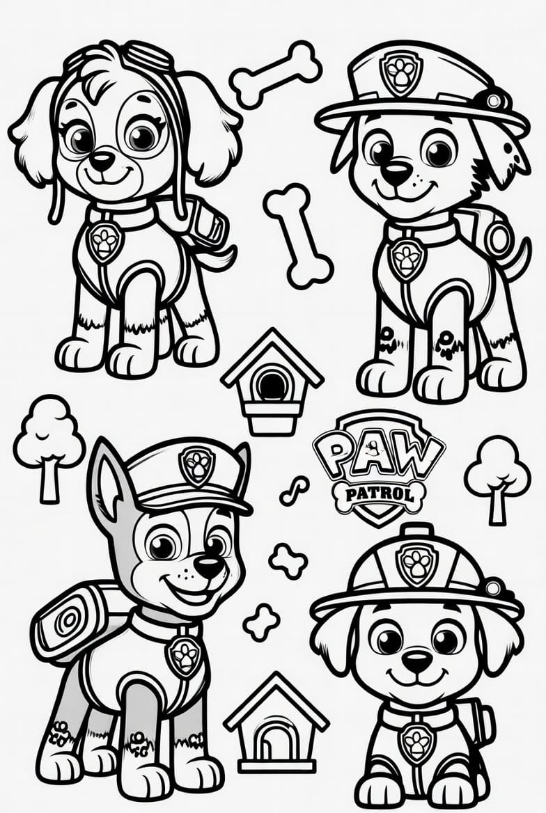 Everest Paw Patrol Boyama Boyama