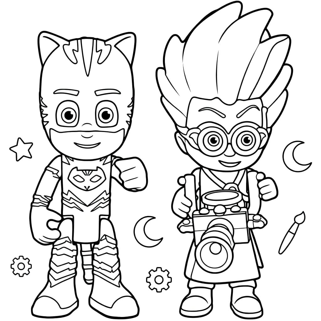 Kedi Çocuk Boyama Boyama