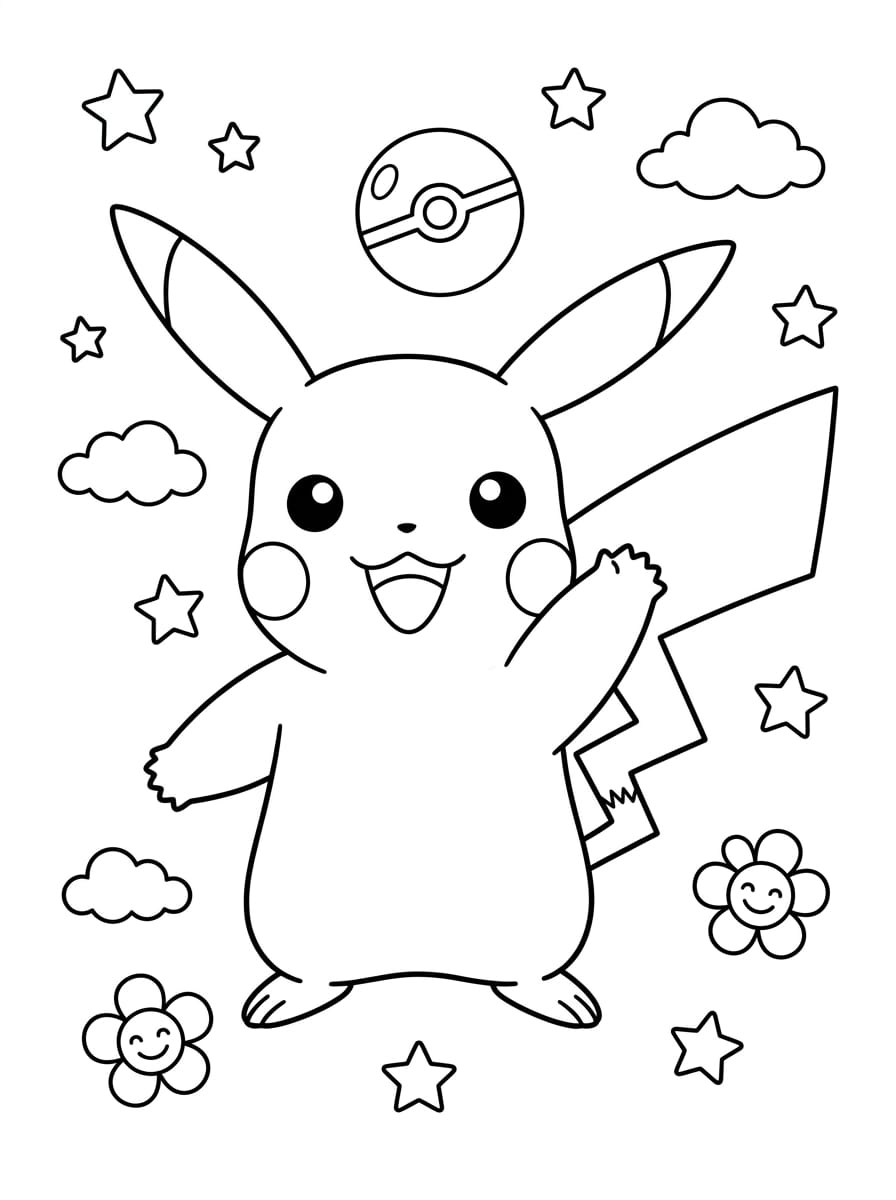 Sevimli Pokemonlar Boyama Boyama