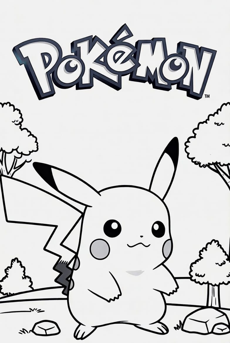 Eğlenceli Pokemon Boyama Boyama