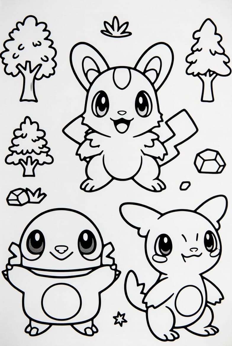 Pokemon Savaşı Boyama Boyama